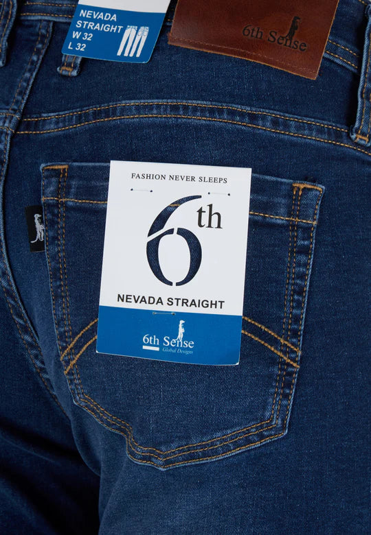 6th SENSE Nevada Straight Jean - Stonewash - Image 3