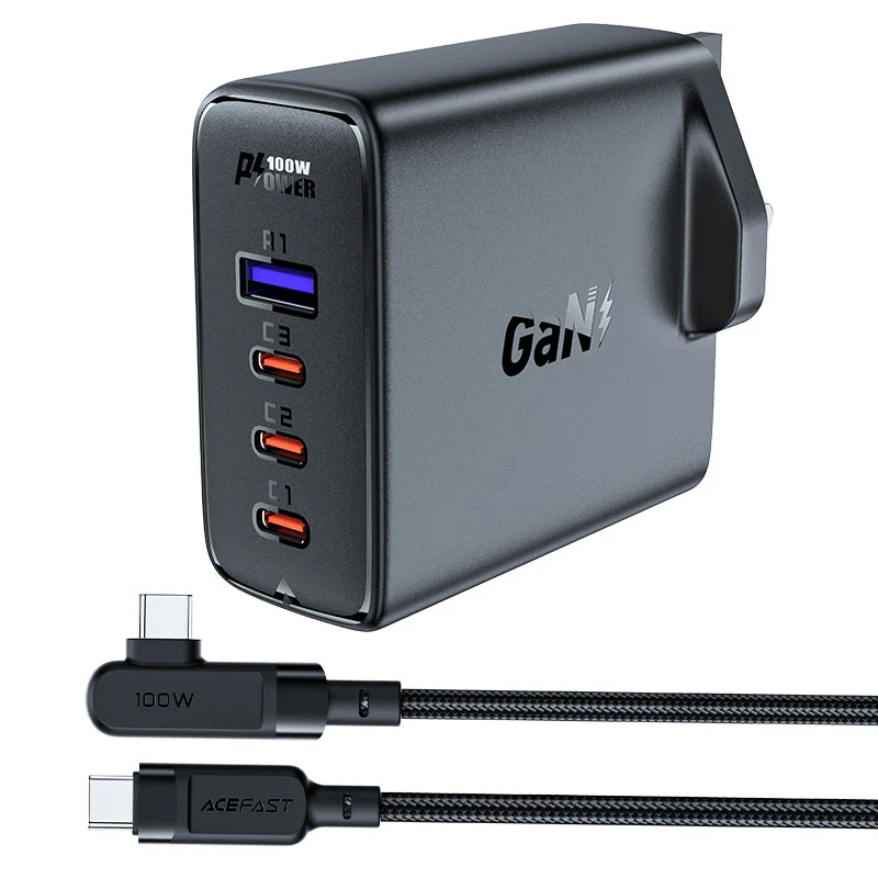 ACEFAST 100W FAST 4 PORT CHARGER SET - Image 2