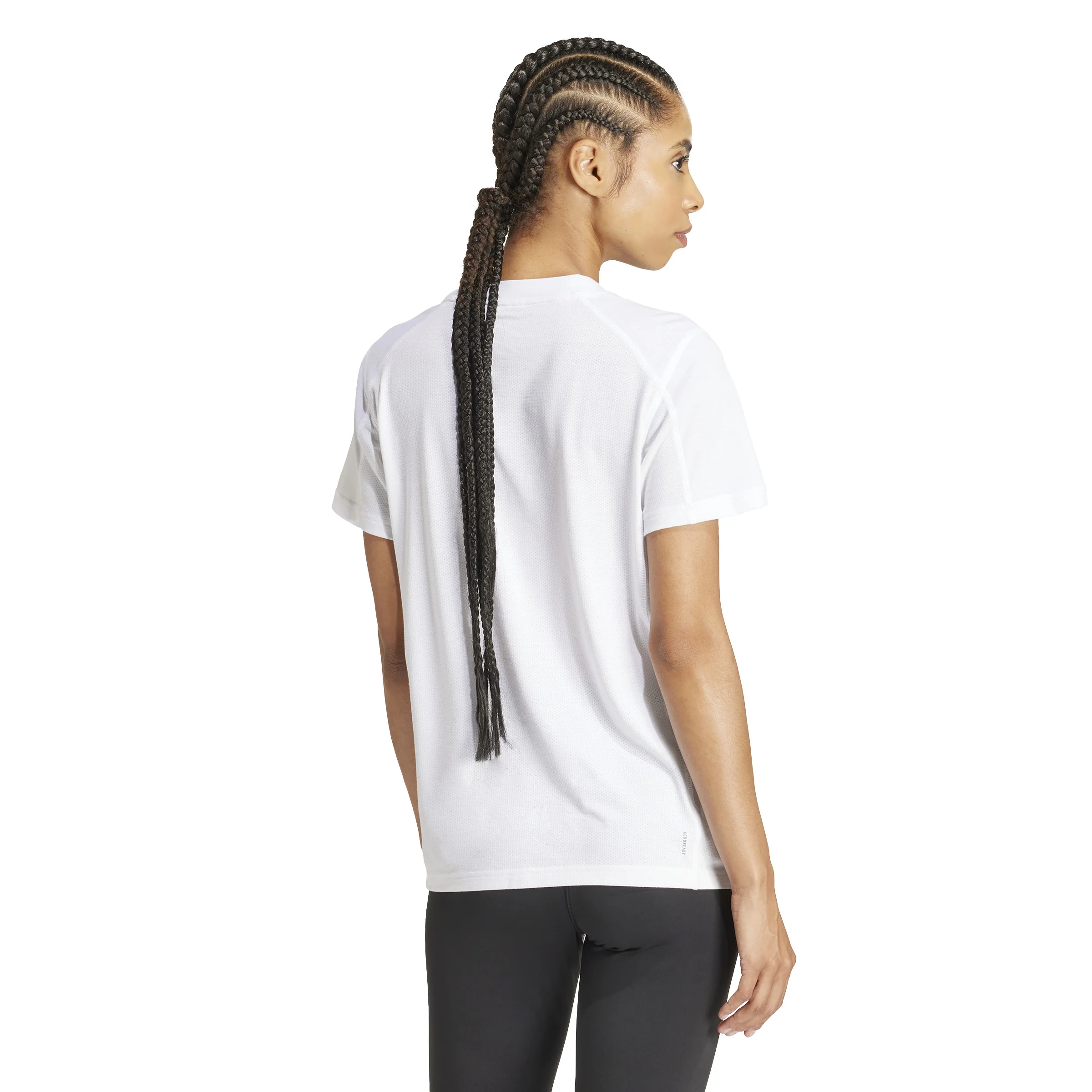 ADIDAS Train Essentials Big Logo Training T-Shirt - White - Image 2