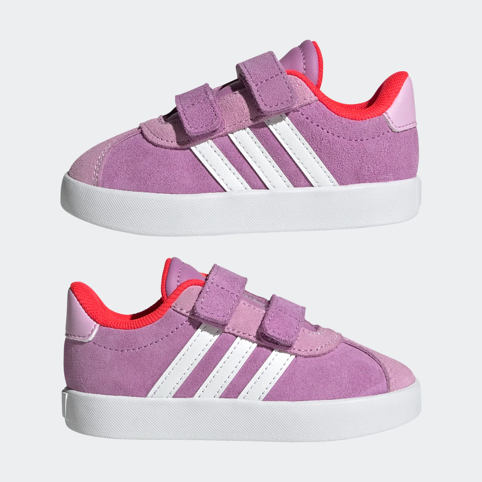 ADIDAS Girl's VL Court 3.0 Infant Shoes - Purple - Image 5
