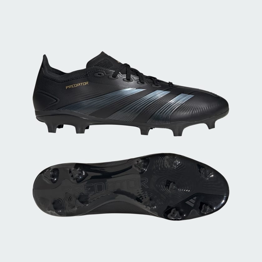 ADIDAS : Predator League Firm Ground Soccer Boots - Black - Image 3