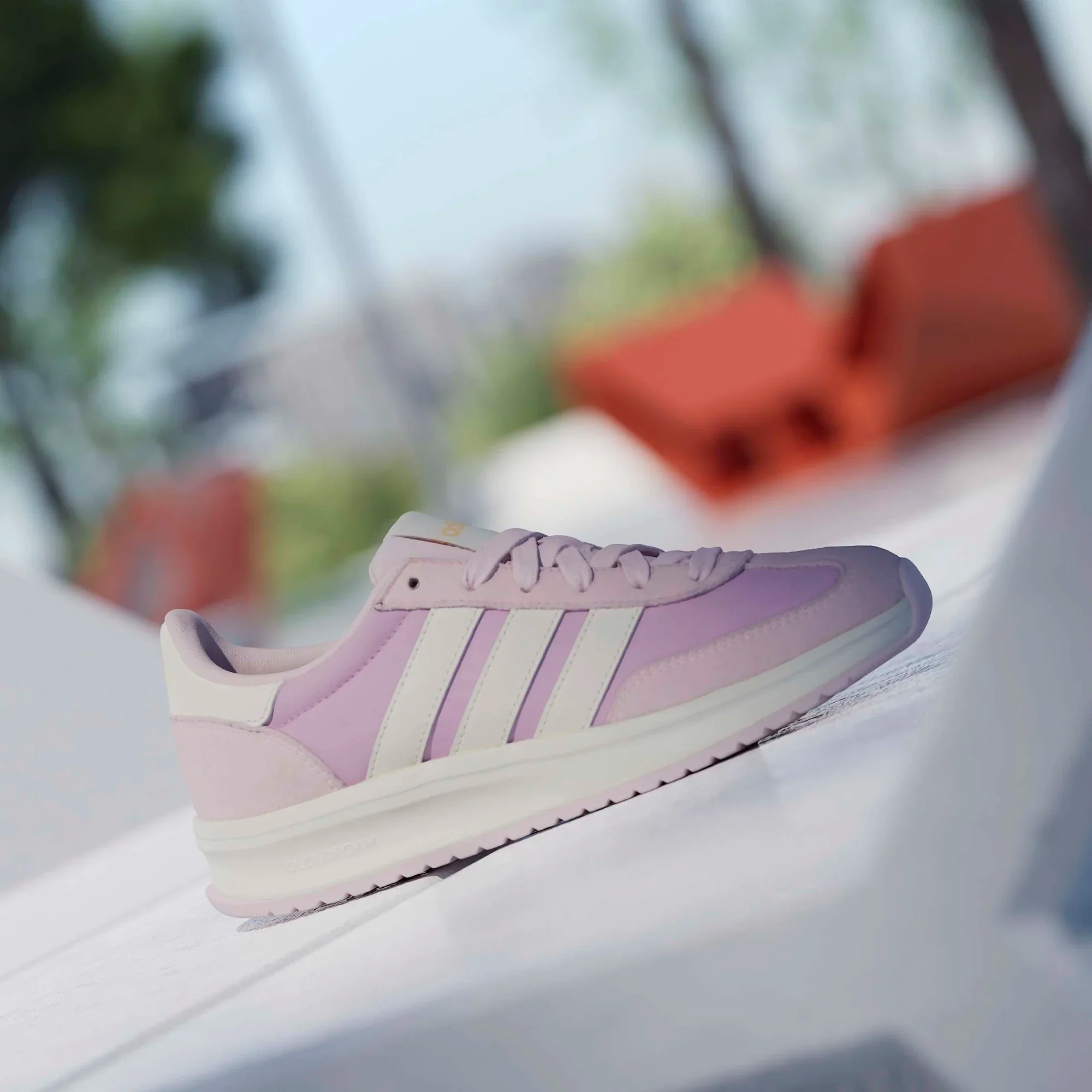 ADIDAS Run 70s 2.0 Girl's Shoes - Pink/Purple | JS2306 - Image 2