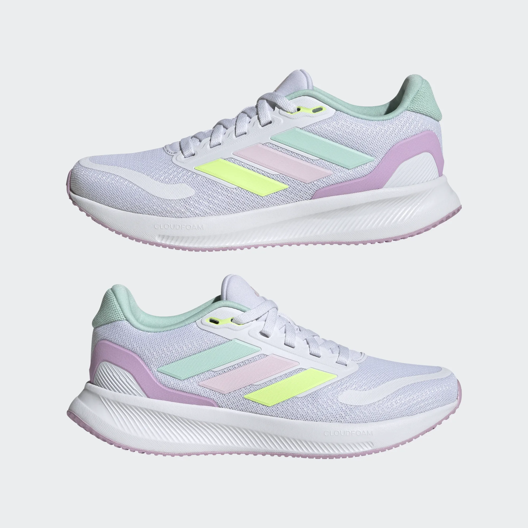 ADIDAS Runfalcon 5 Kids Shoes - White - Image 4