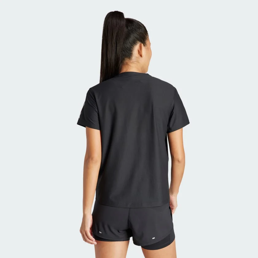 ADIDAS Women's Own The Run T-Shirt - Black - Image 5