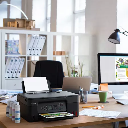 Canon PIXMA G3570 Wireless Colour 3-in-1 Refillable MegaTank Printer - Image 2