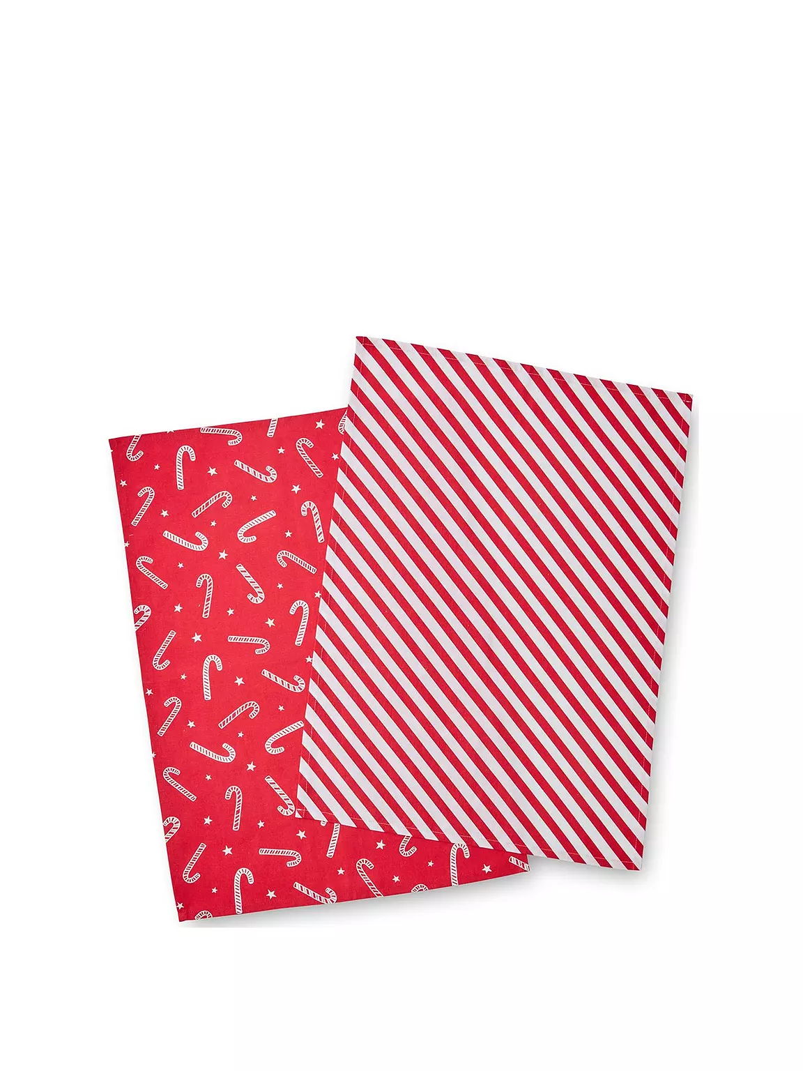 CATHERINE LANSFIELD Christmas Candy Cane Tea Towels - 4 Pack - Image 4