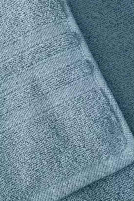 CATHERINE LANSFIELD : Zero Twist Cotton Towel - Blue (Available in 3 Sizes) - Image 5