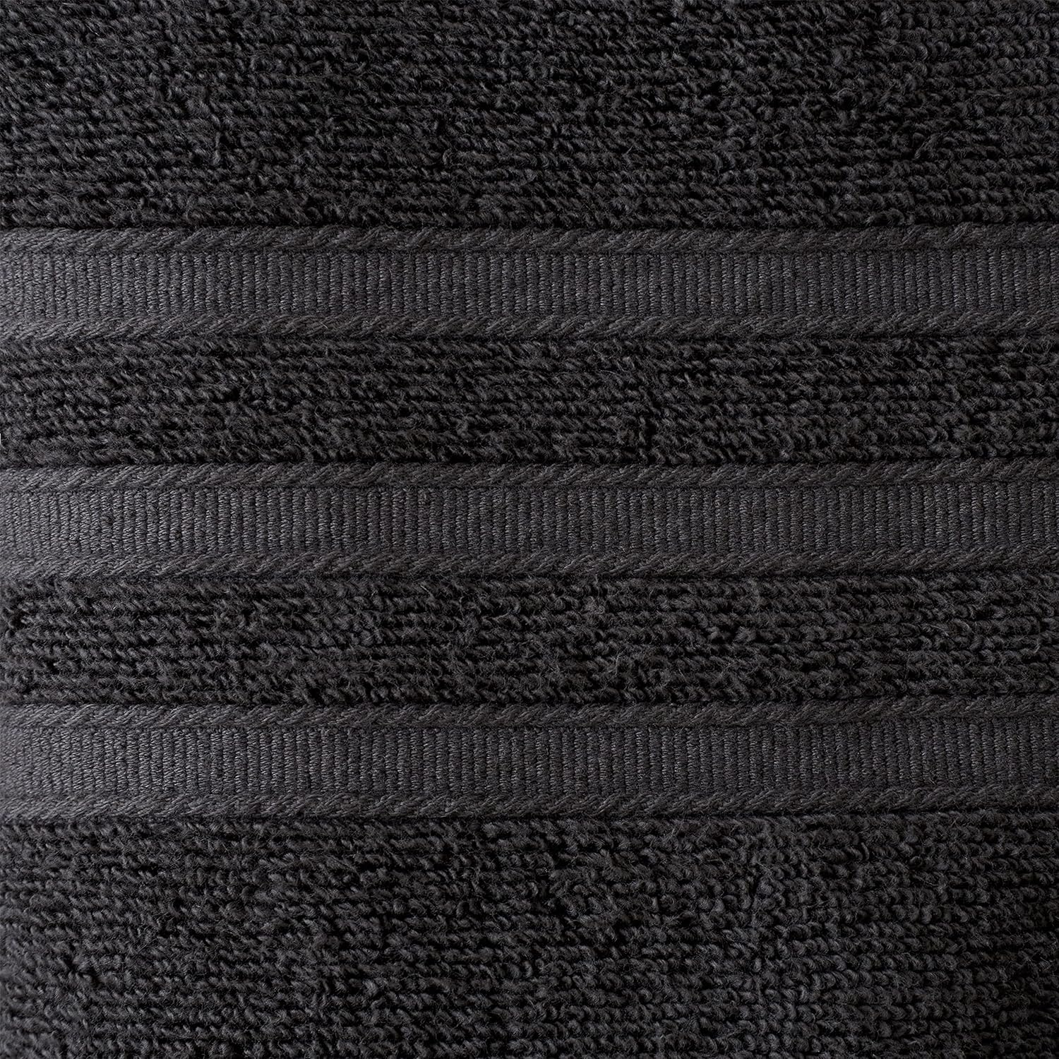 CATHERINE LANSFIELD : Zero Twist Cotton Towel - Charcoal (Available in 3 Sizes) - Image 4