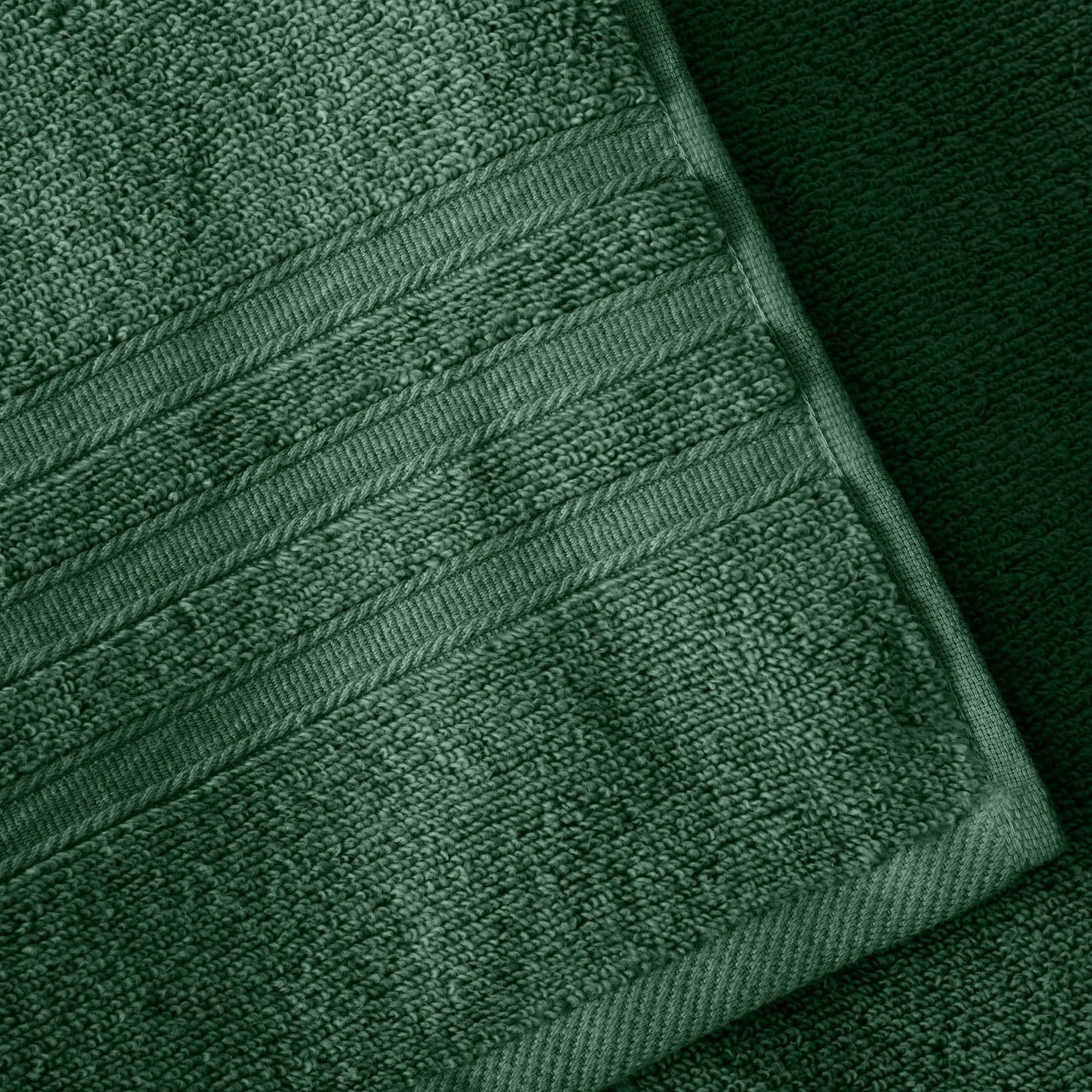 CATHERINE LANSFIELD : Zero Twist Cotton Towel - Dark Green (Available in 3 Sizes) - Image 4