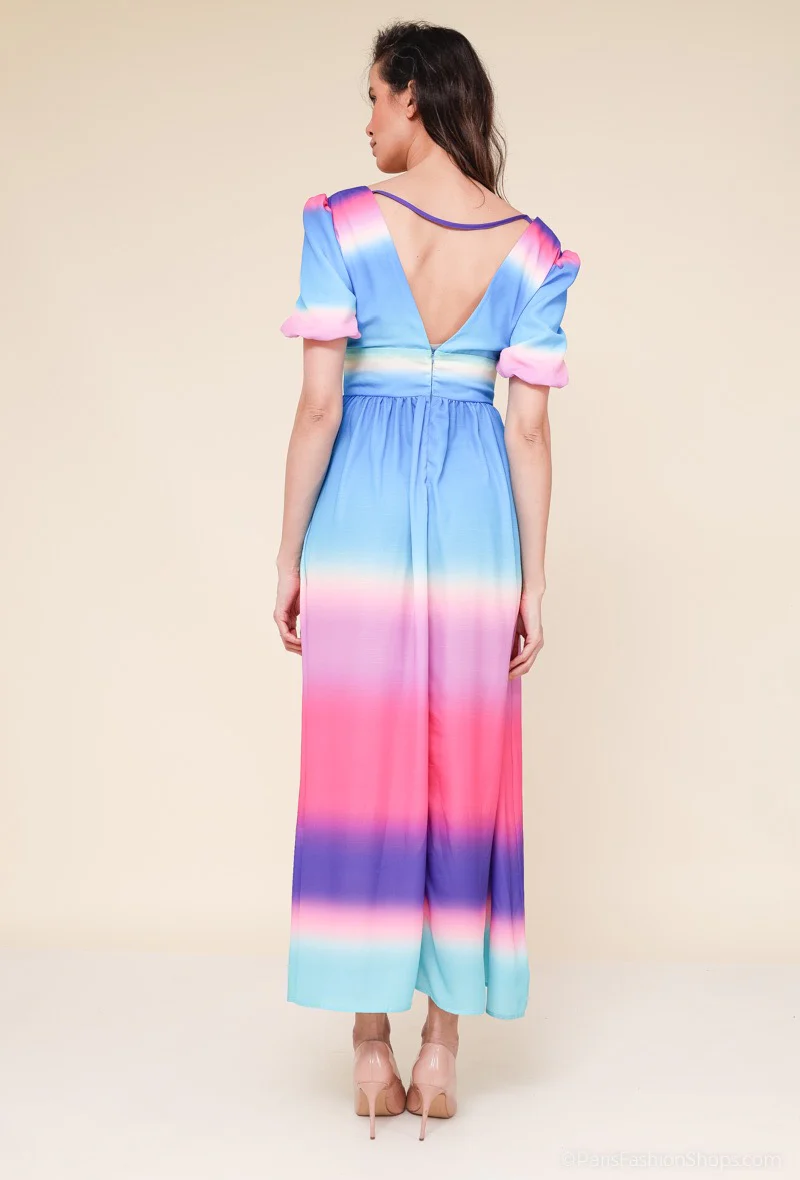 COPE CLOTHING : Printed Dress - Multi - Image 4