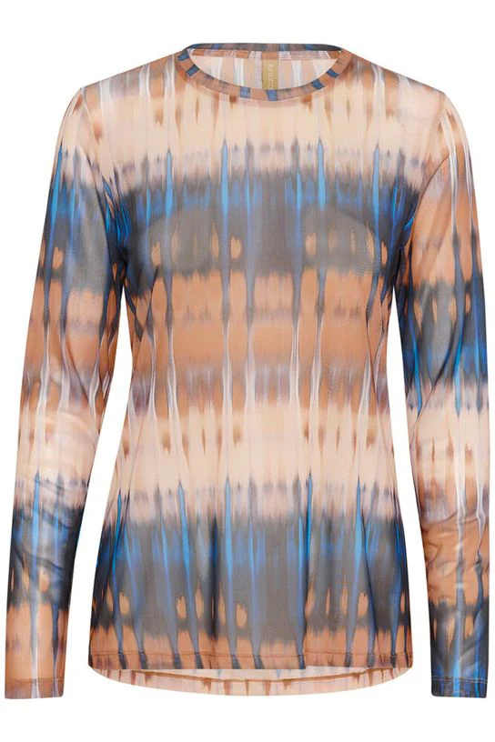 CULTURE Melida Print Transparent Top - Image 3