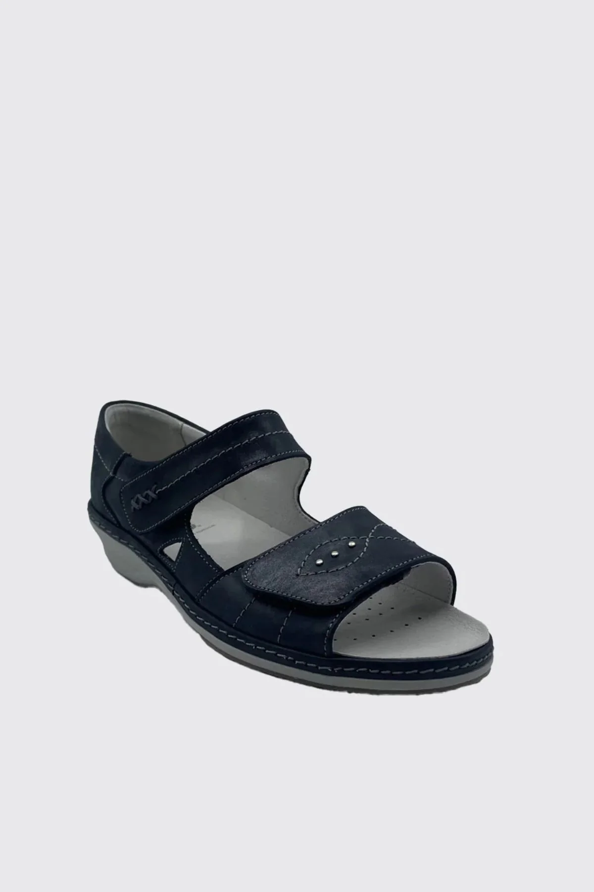 DUBARRY Women's Yolanda Suave Leather Sandal - Navy Blue - Image 4
