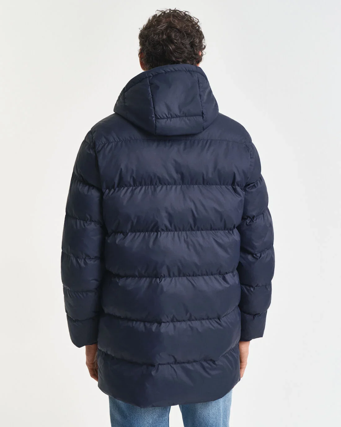 GANT Active Cloud Mid Length Jacket - Navy - Image 5