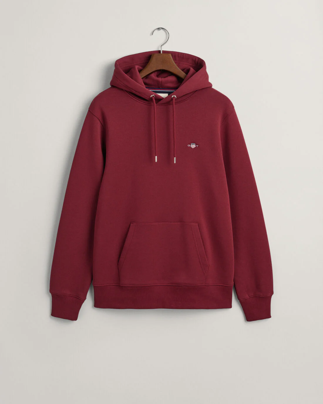 GANT Regular Shield Hoodie - Plumped Red - Image 6