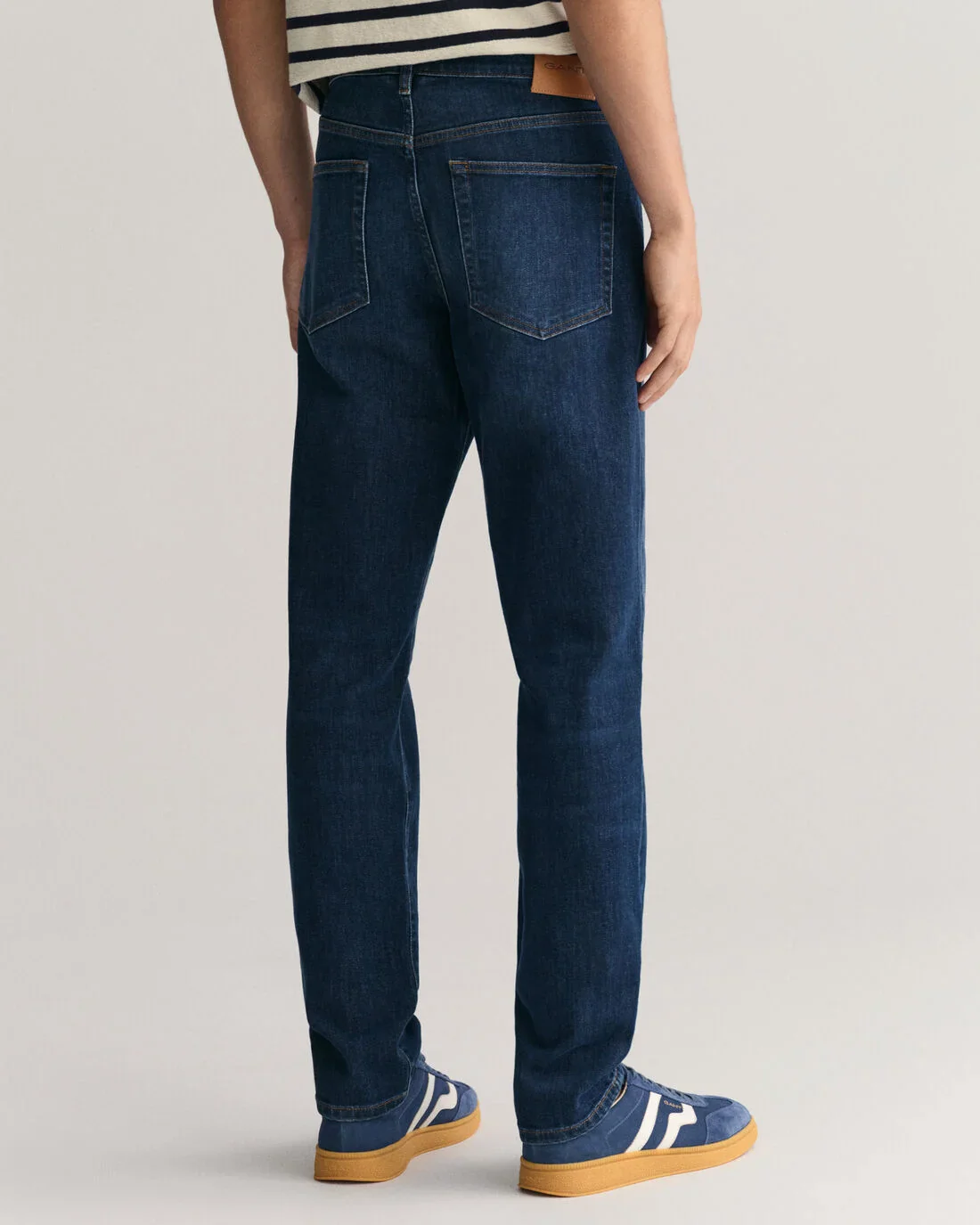 GANT Slim Fit Jeans - Dark Blue - Image 2