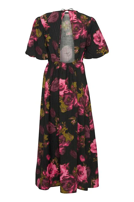 ICHI Felivo Open Back Floral Dress - Image 7