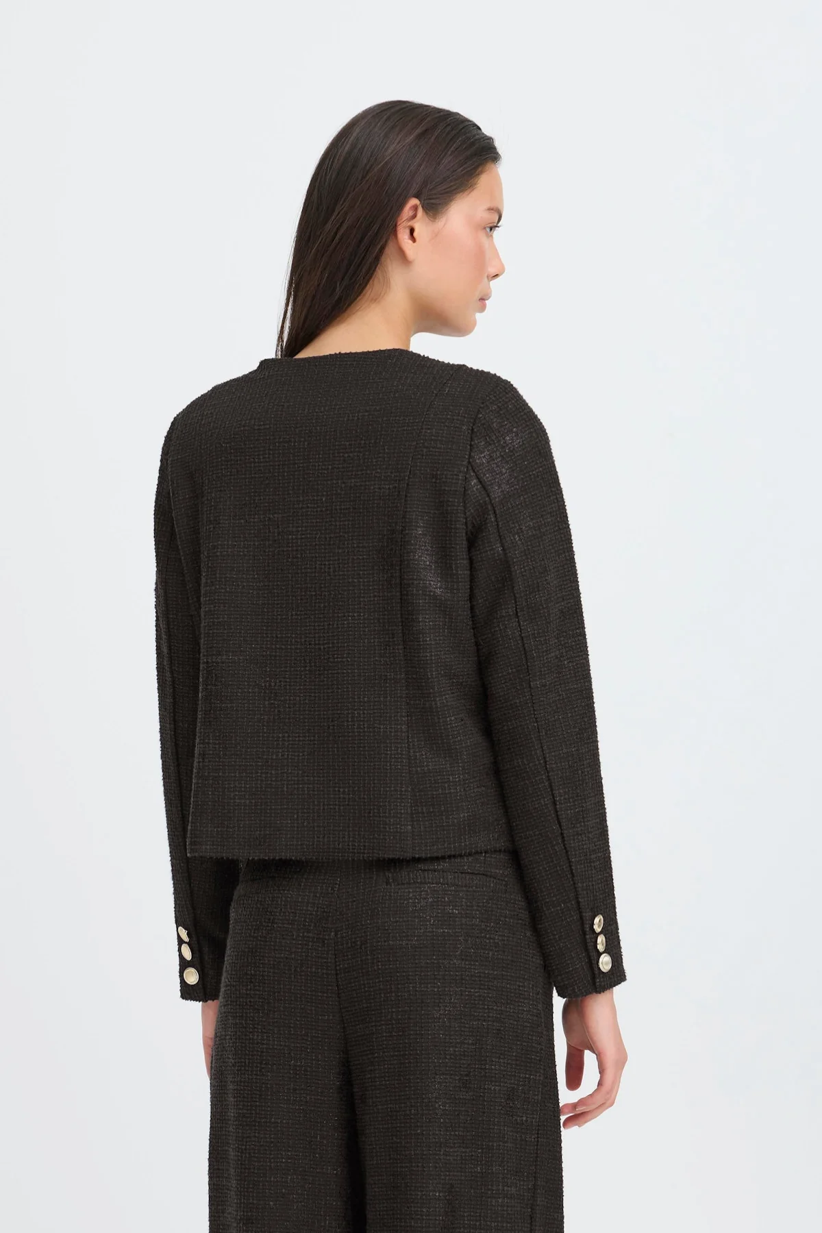 ICHI Kate Gleam Jacket - Black - Image 3