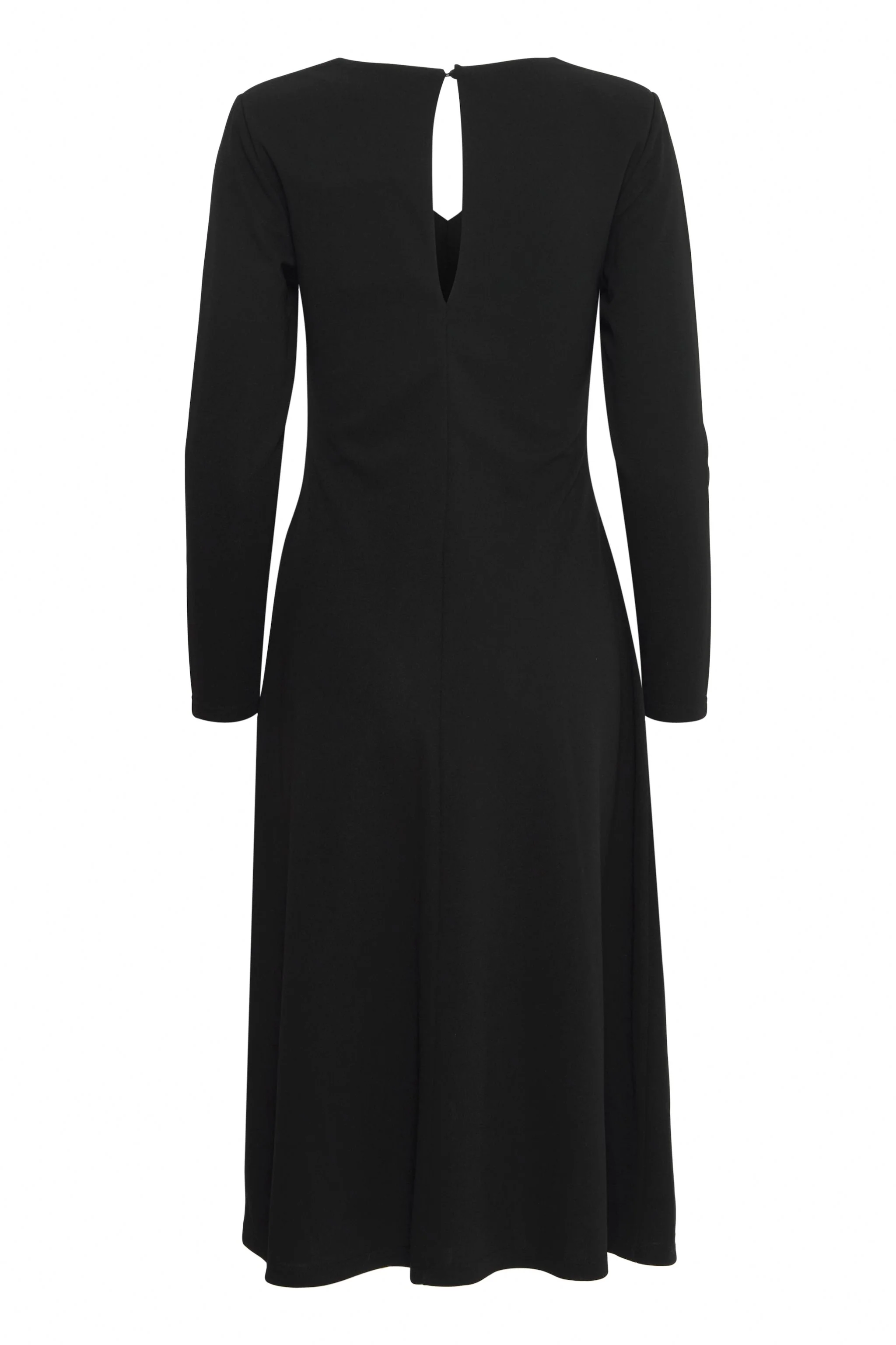 ICHI Katine Long Sleeve Dress - Black - Image 3