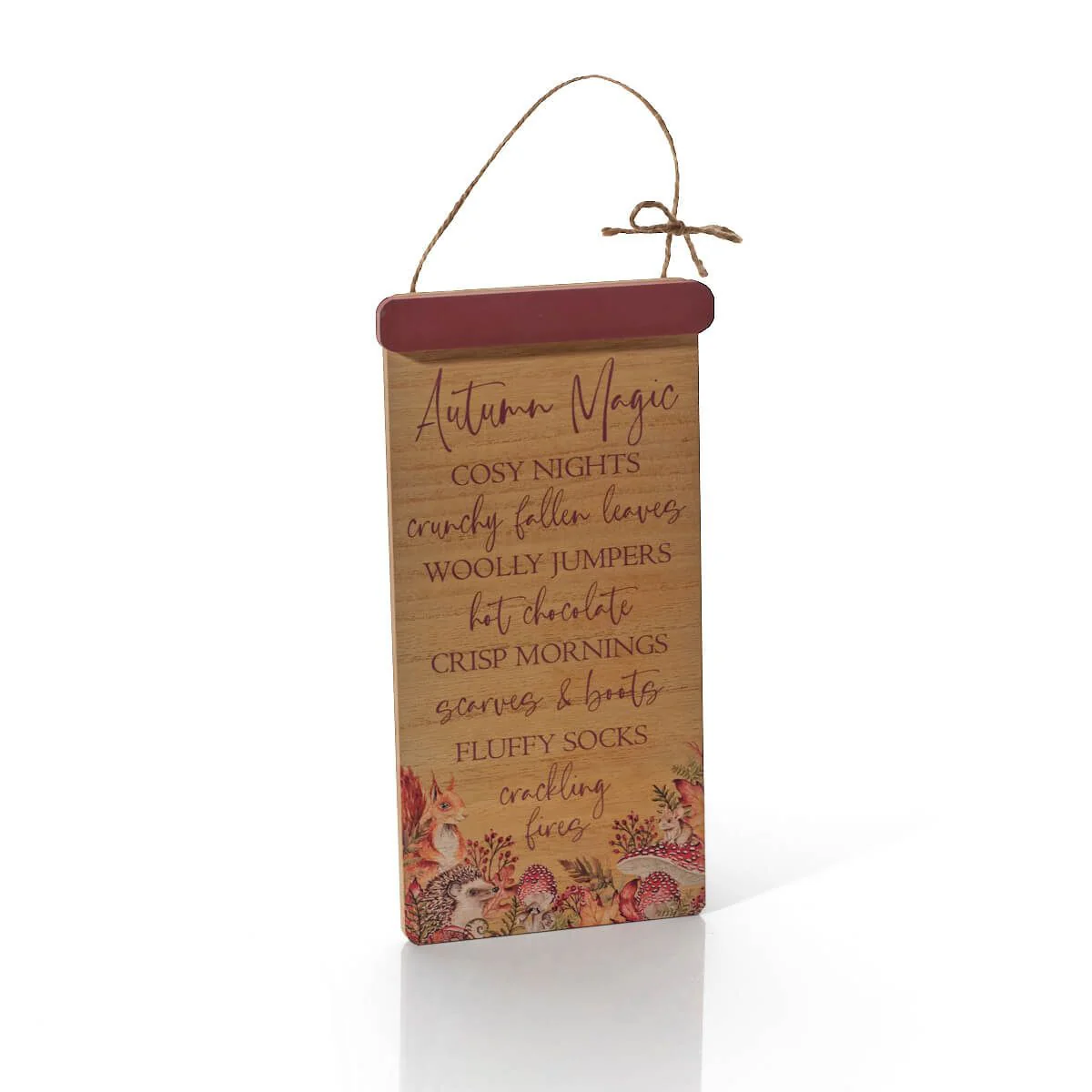 LANGS Toadstool Tales Autumn Magic Plaque 31cm - Image 2