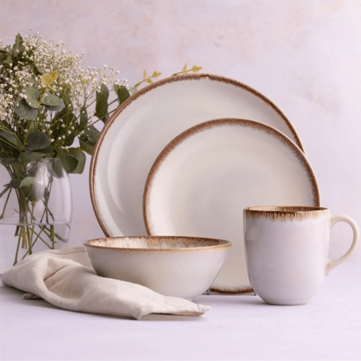 MASON CASH Reactive Cream Mug 400ml - Image 3