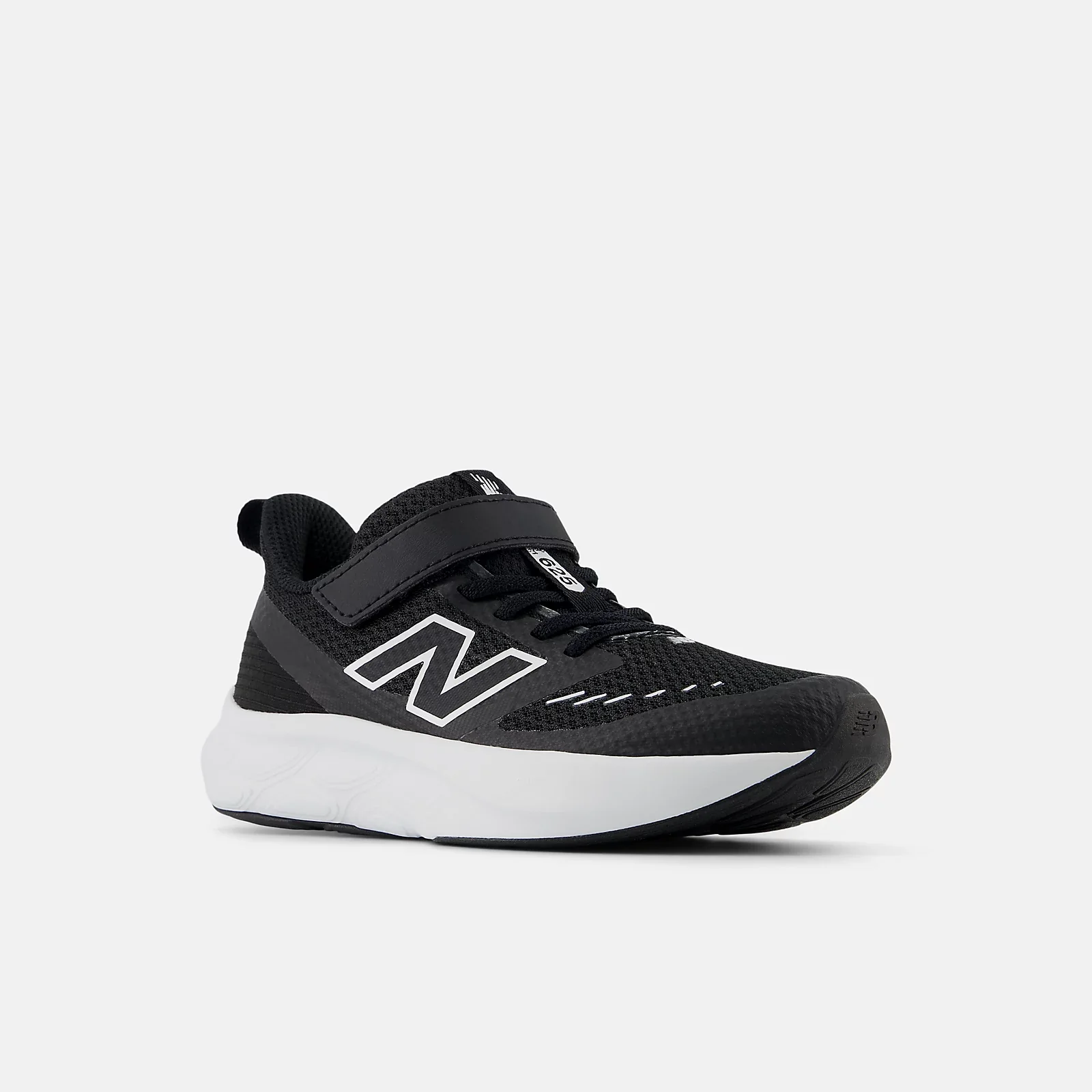 NEW BALANCE Boy's Fresh Foam 625 Bungee Lace with Top Strap Shoes - Black - Image 2