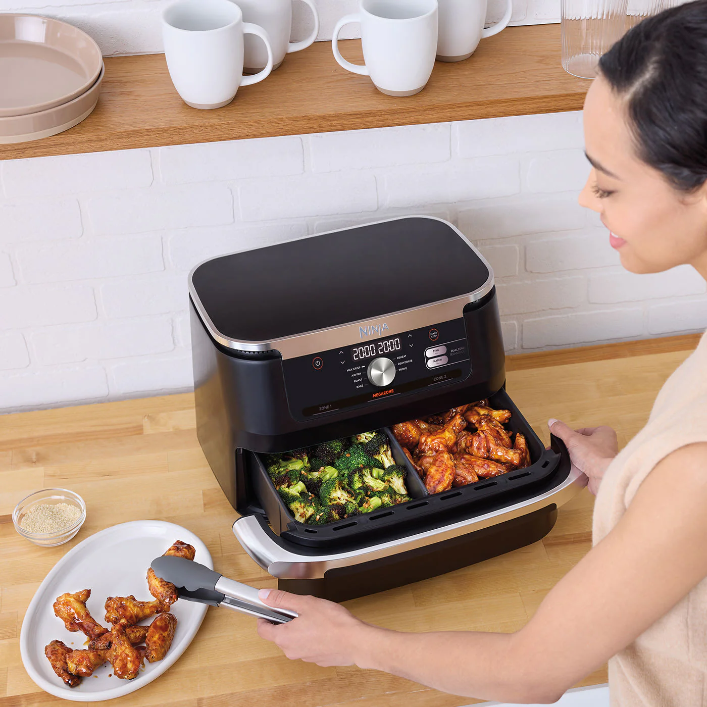 NINJA Foodi FlexDrawer Dual Air Fryer 10.4L AF500UK - Image 5