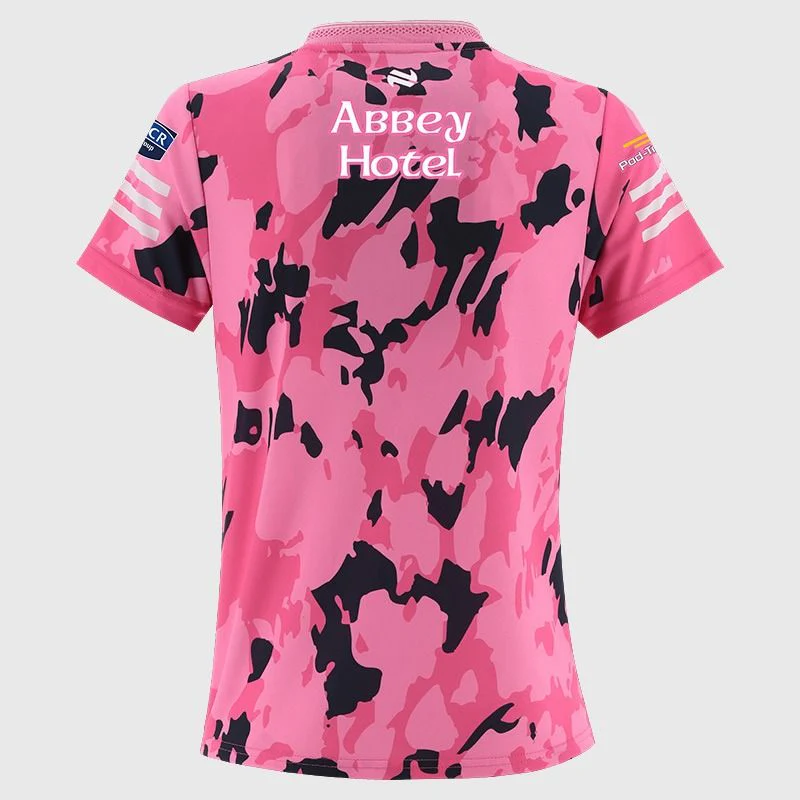 O'NEILLS Donegal GAA Women's Fit Short Sleeve Training Top 2026 - Pink - Image 2