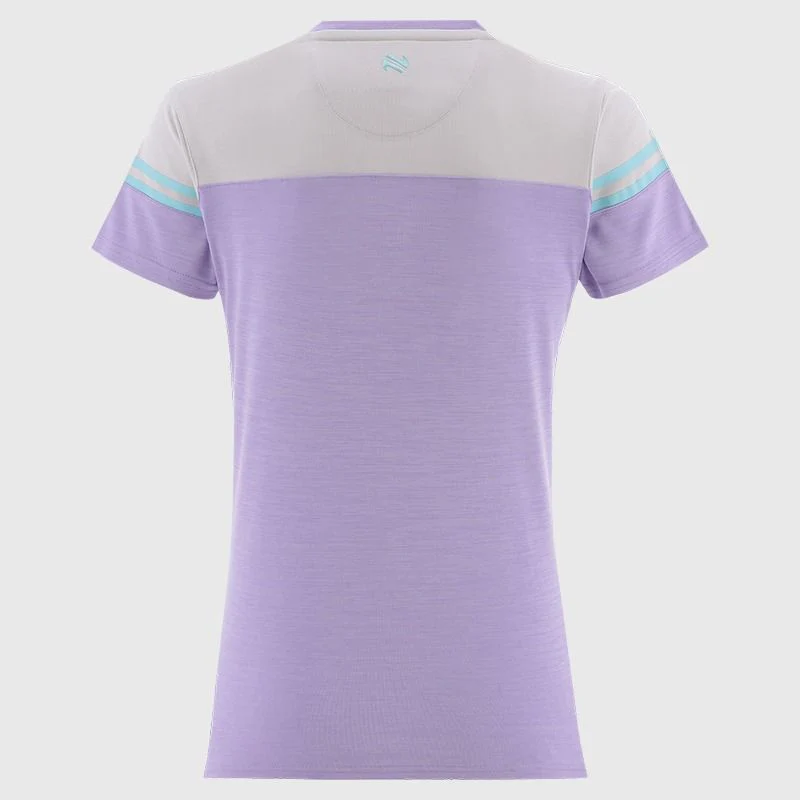 O'NEILLS Women's Donegal GAA Sedona T-Shirt - Purple - Image 2