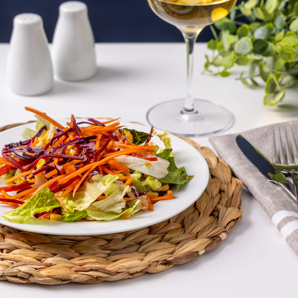 PRICE & KENSINGTON Simplicity Rim Salad Plate 23cm - Image 2
