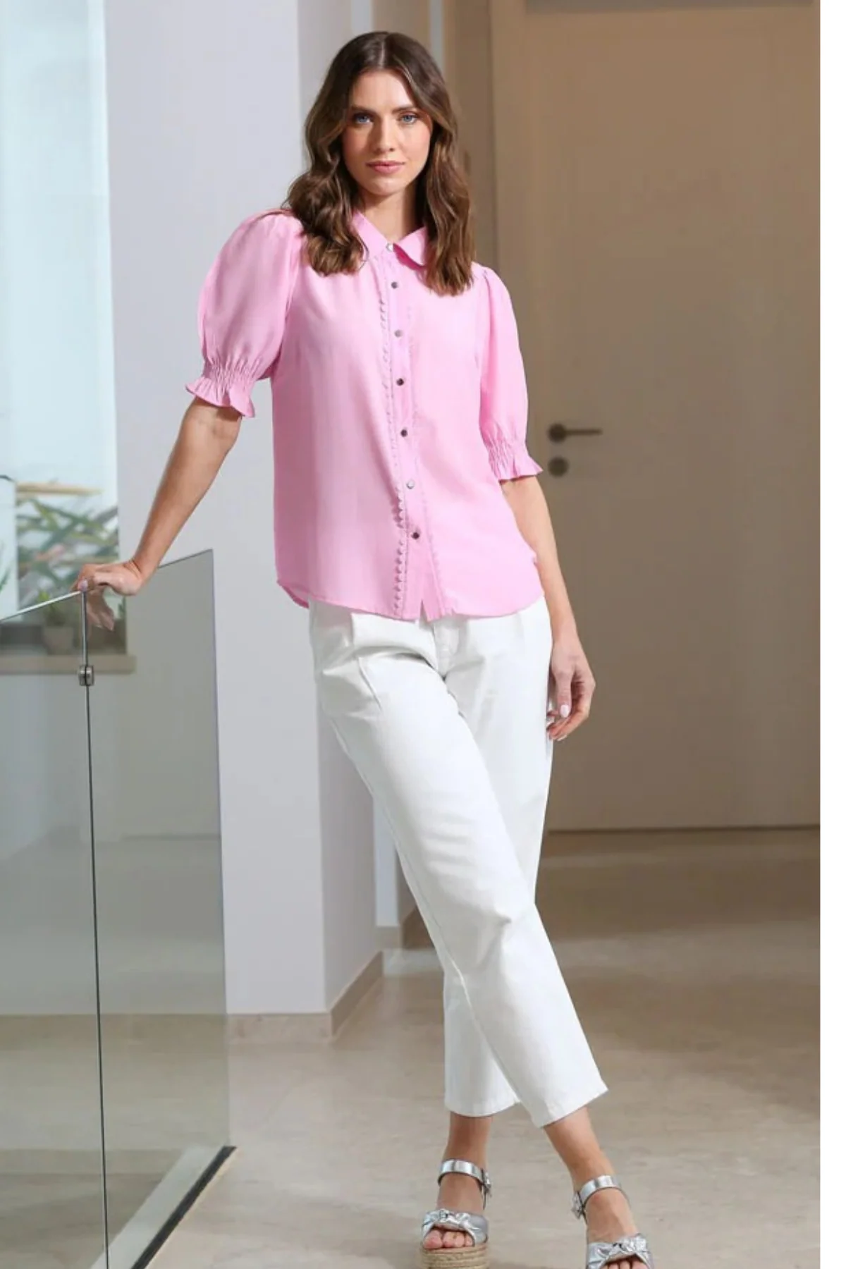 RANT & RAVE Gabrielle Shirt - Pink - Image 3