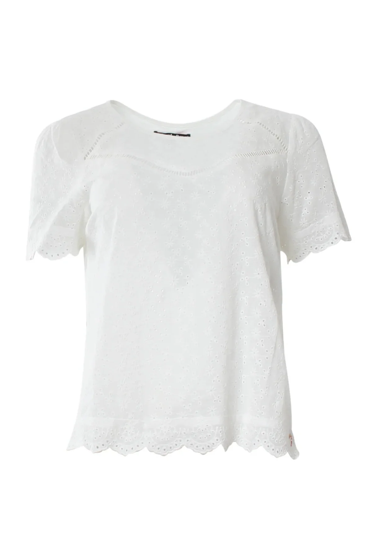 RANT & RAVE Selma Lace Top - White - Image 4