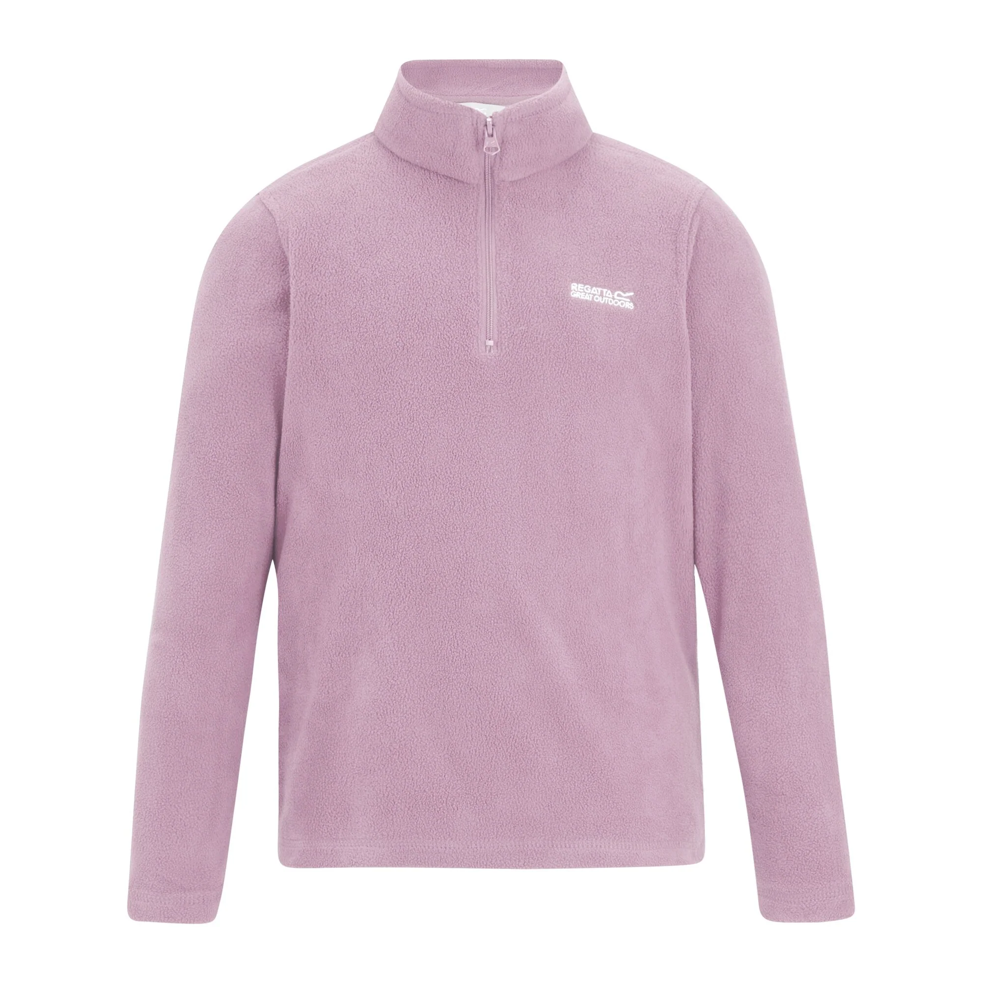 REGATTA Girls' Hot Shot II Half Zip Fleece - Lilac - Image 5