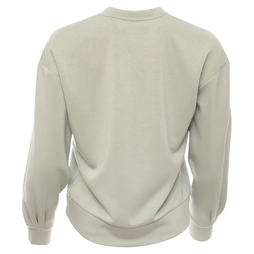 RELAX & RENEW Sandy Crew Neck Sweatshirt - Sage - Image 4