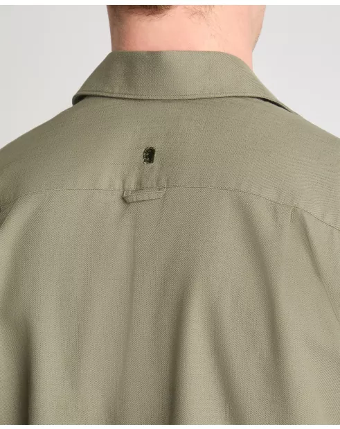 REMUS UOMO Casual Shacket - Olive - Image 5