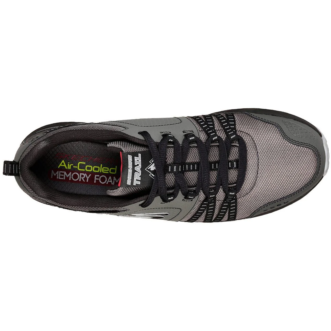 SKECHERS Men's Escape Plan Trail Shoes - Charcoal - Image 3