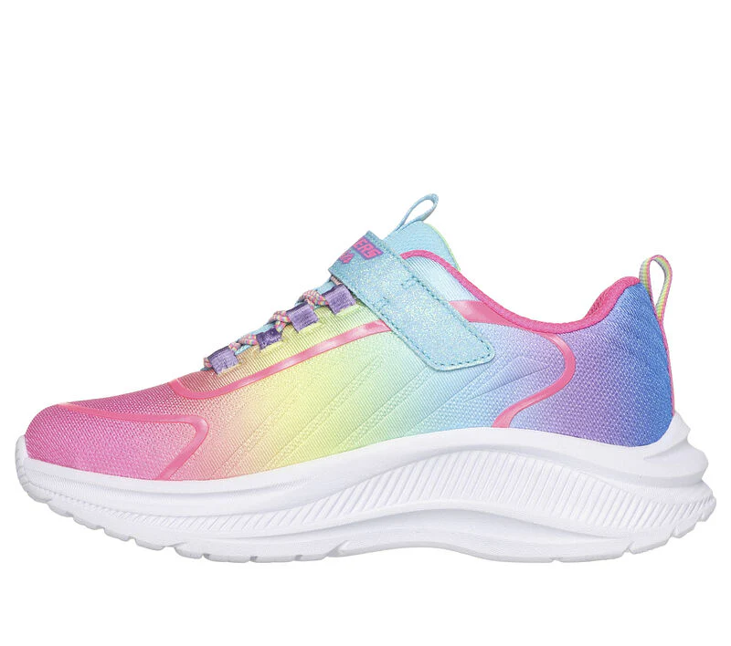 SKECHERS : Light Ups Girls Rainbow Cruisers Runners - Image 3