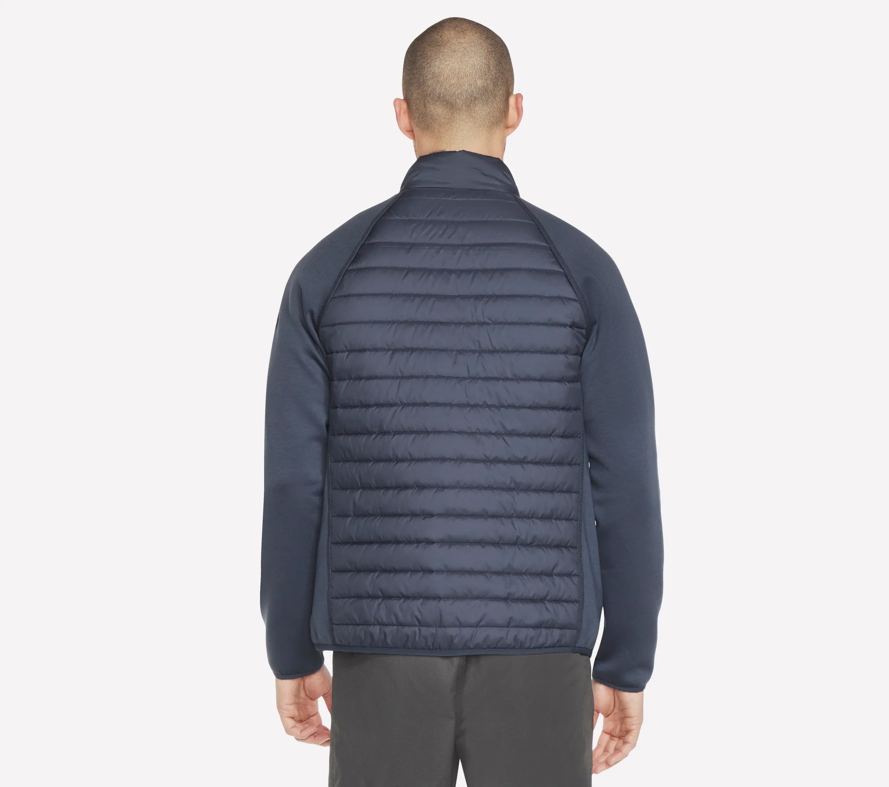 SKECHERS Men's Cozy Fit Hybrid Jacket 2.0 - Black - Image 3
