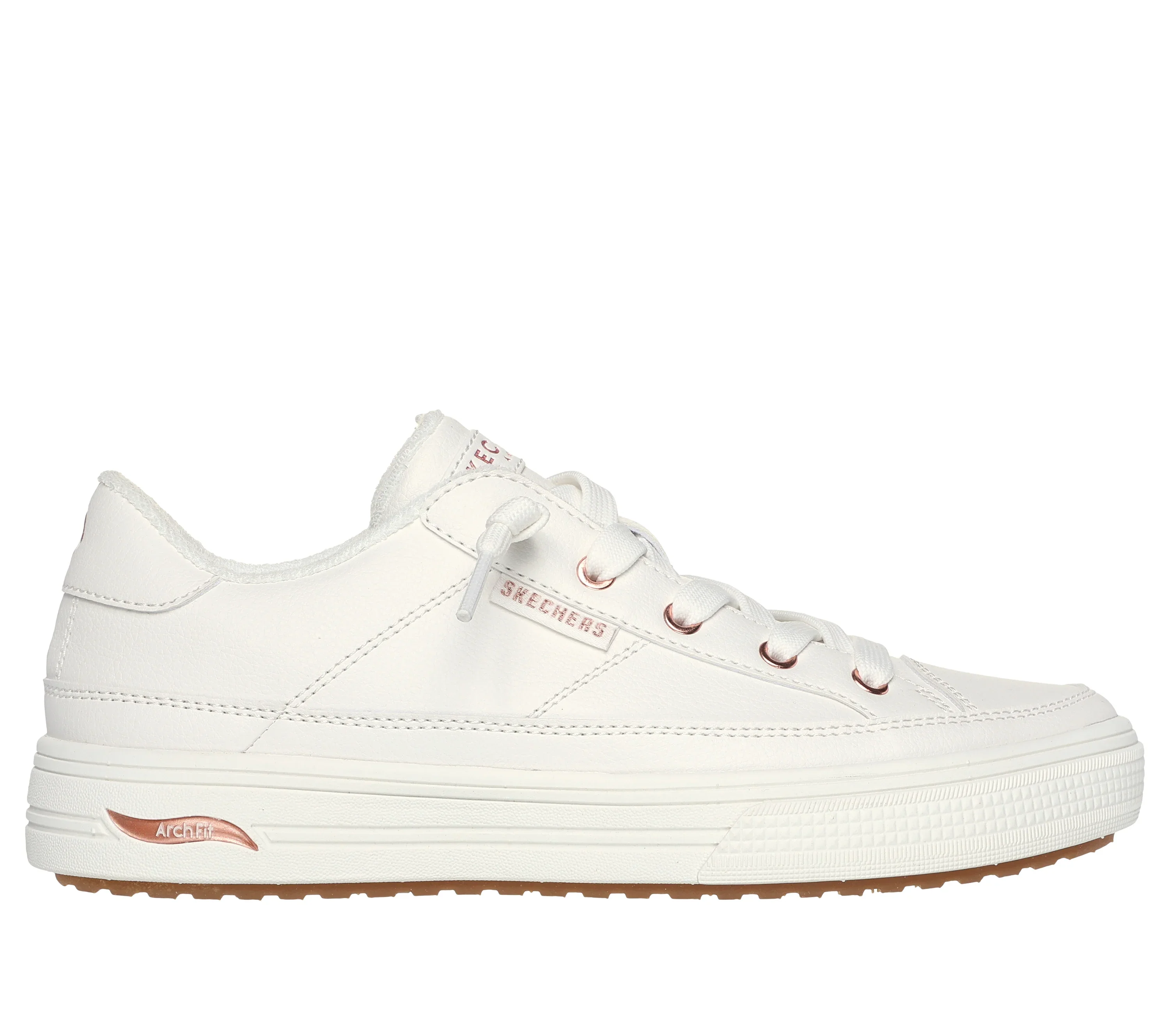 SKECHERS Women's Arch Fit Arcade - On My Way Shoes - White - Image 2