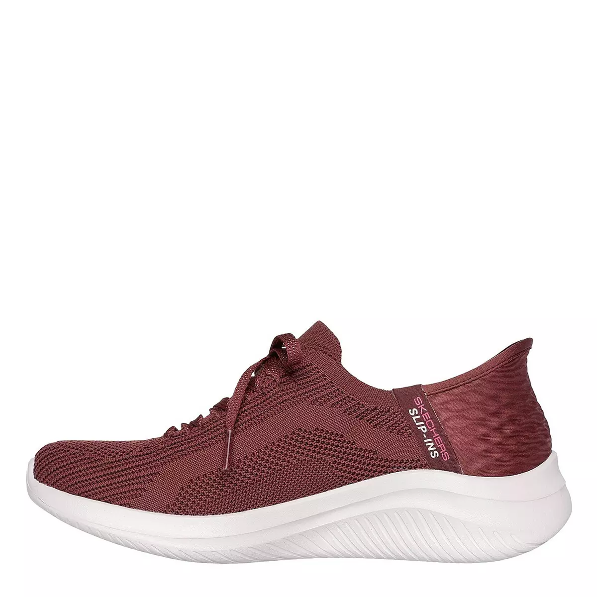 SKECHERS Women's Slip-ins : Ultra Flex 3.0 Shoes - Brilliant - Burgundy - Image 3