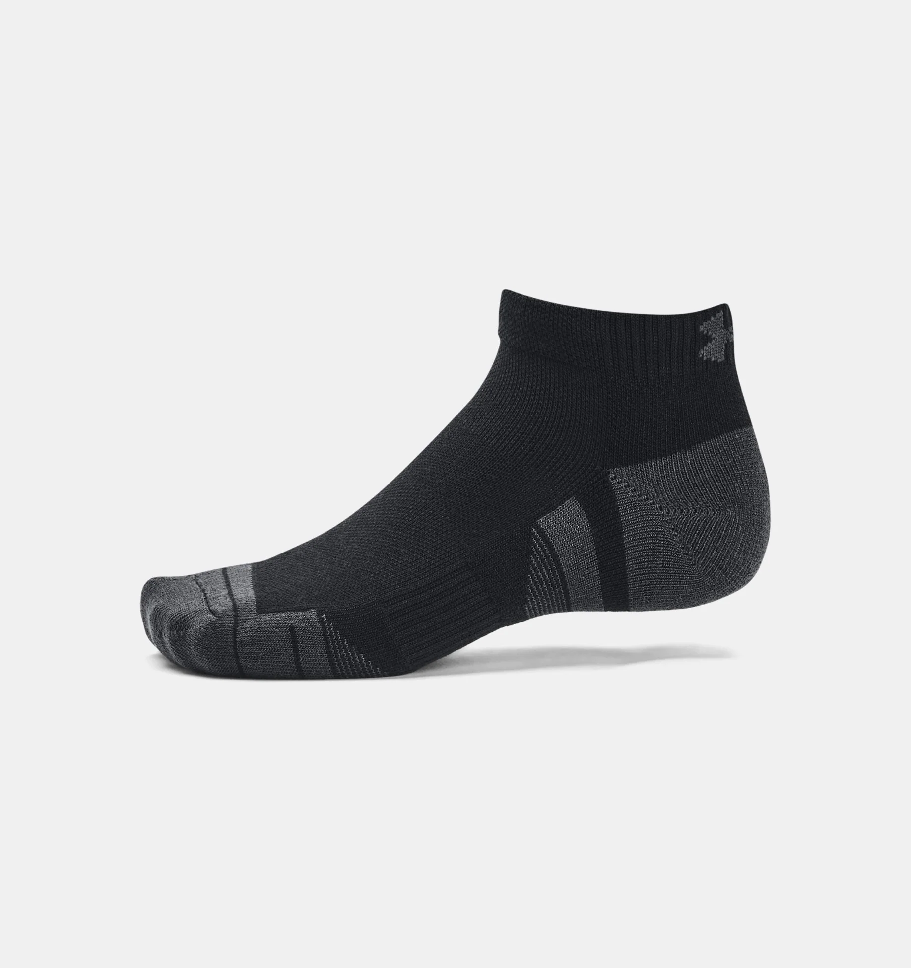 UNDER AMOUR Performance Tech 3-Pack Low Cut Socks - Black - Image 4