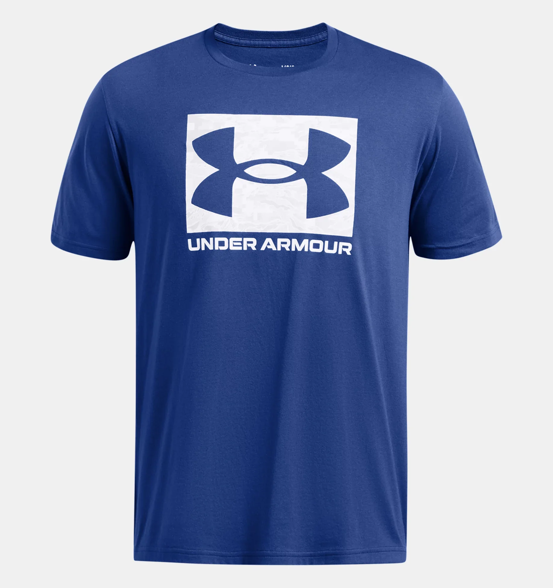 UNDER ARMOUR Men's ABC Camo Boxed Logo T-Shirt - Blue - Image 3