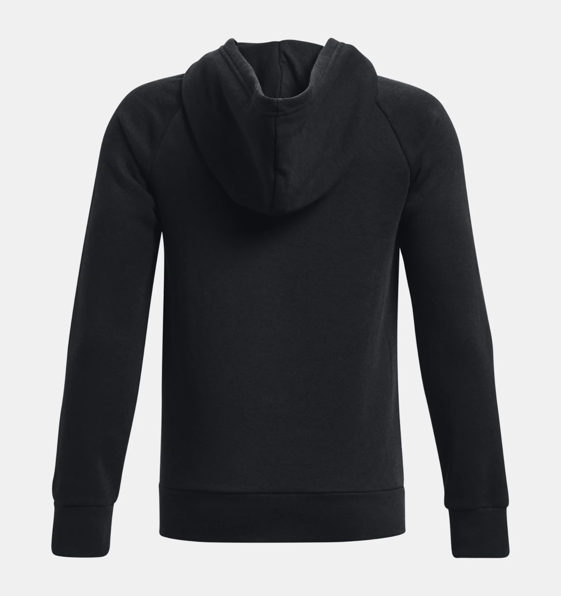 UNDER ARMOUR Boys' Rival Fleece Full Zip Hoodie - Black - Image 2