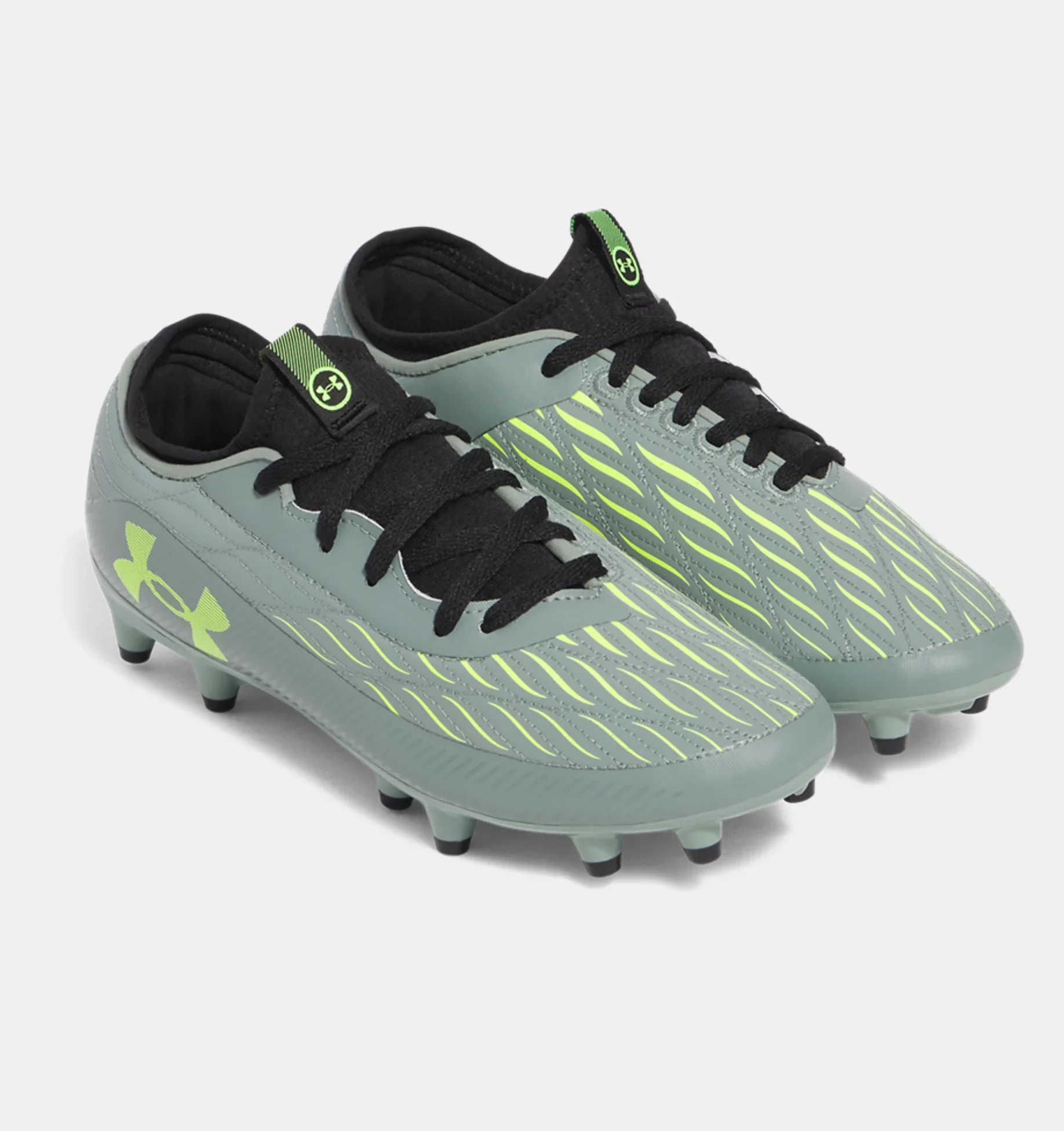 UNDER ARMOUR Kid's Magnetico Select 4 Junior Football Boots - Green - Image 2