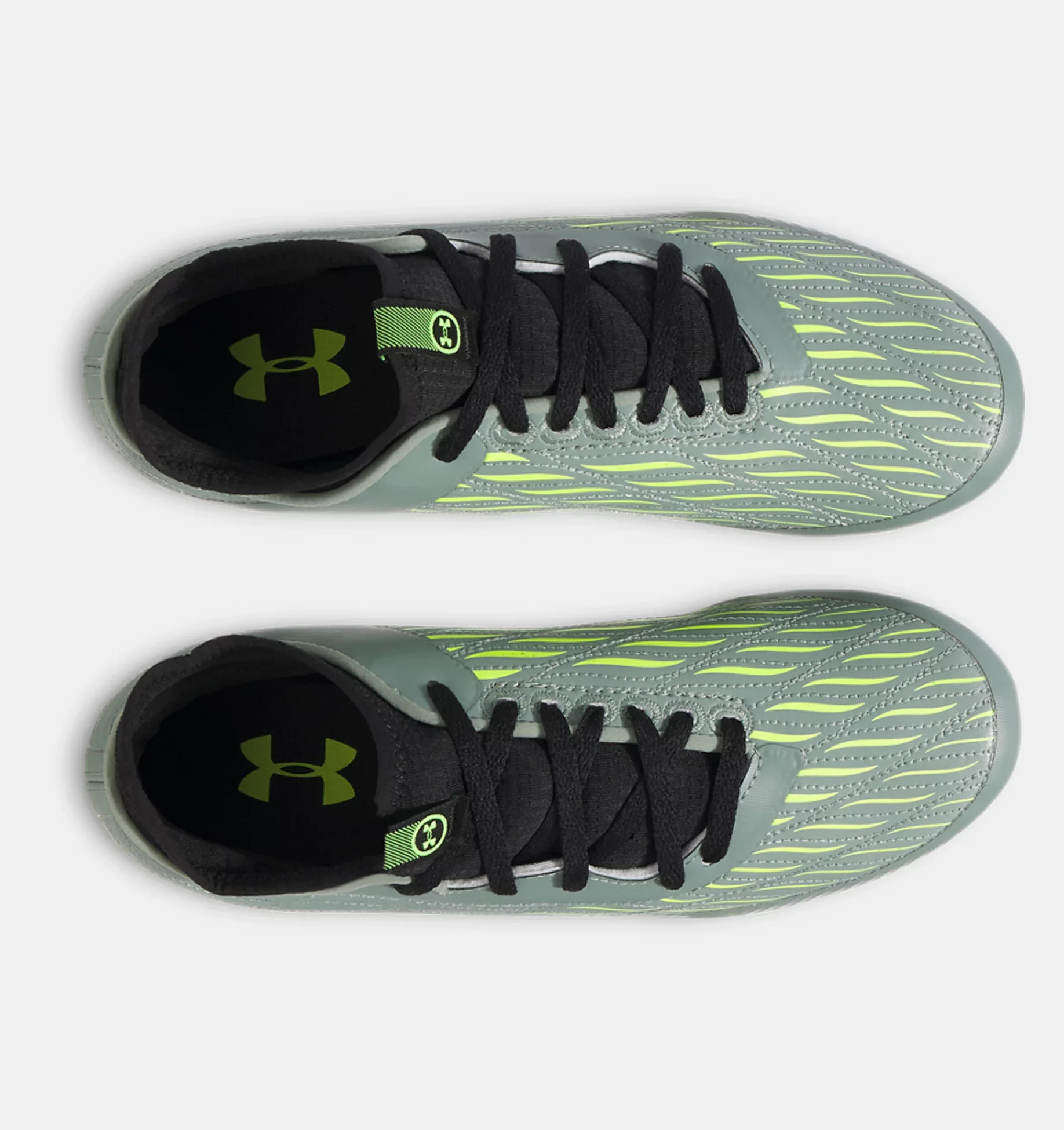 UNDER ARMOUR Kid's Magnetico Select 4 Junior Football Boots - Green - Image 3