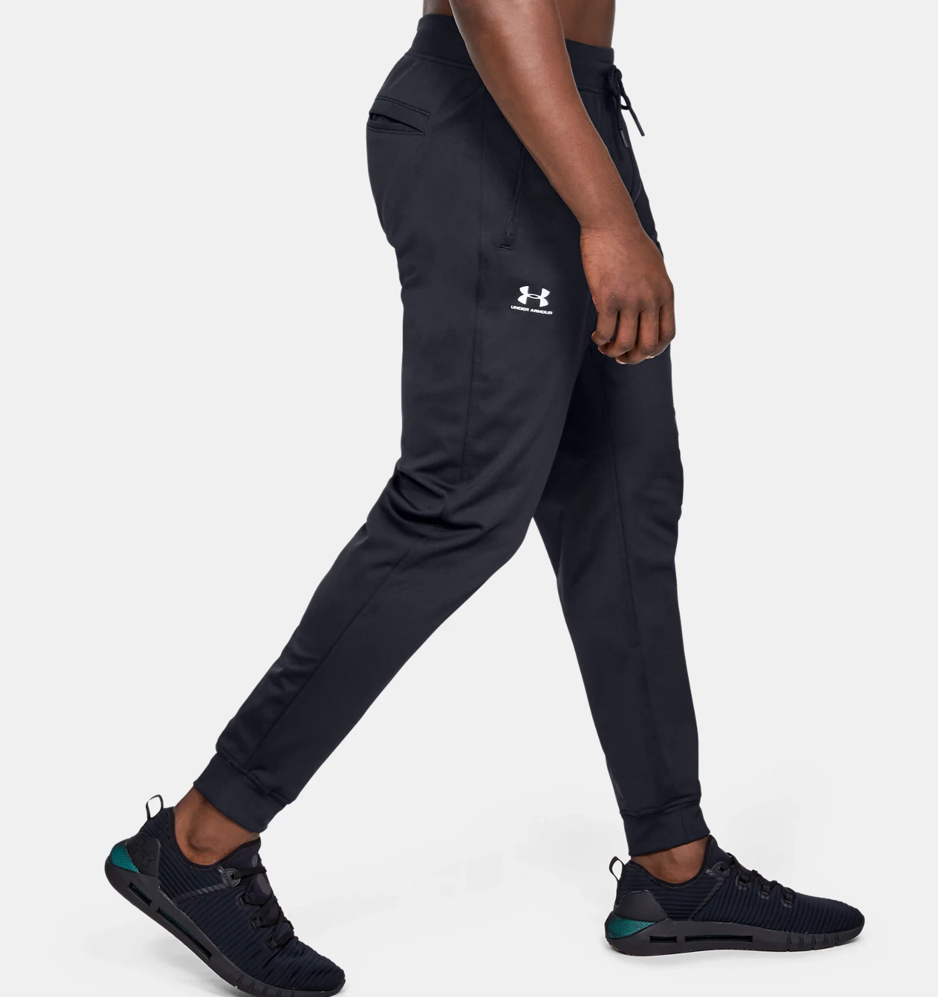 UNDER ARMOUR Men's Spotstyle Joggers - Black - Image 2