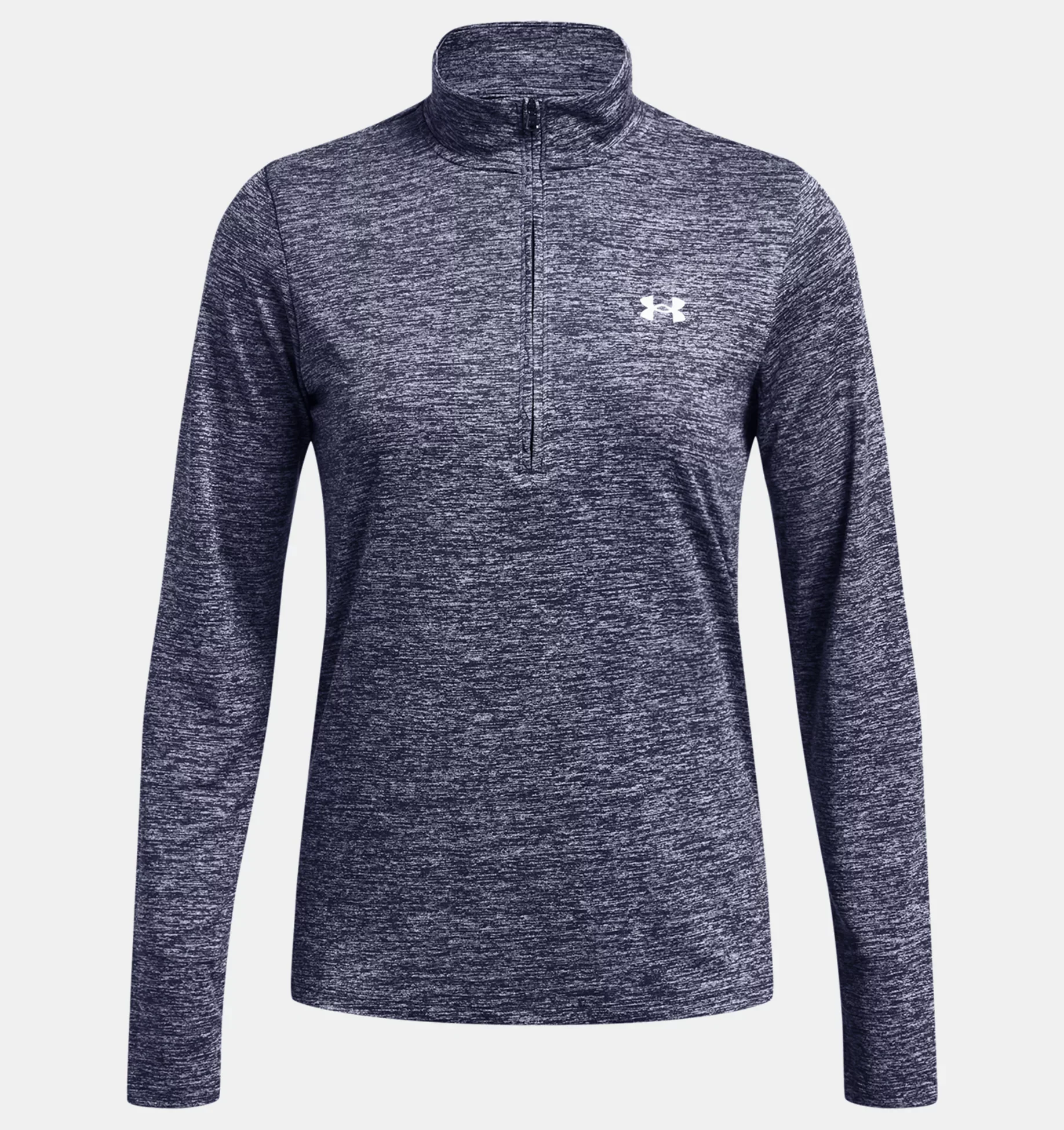 UNDER ARMOUR Women's Tech Twist Half Zip - Navy - Image 4