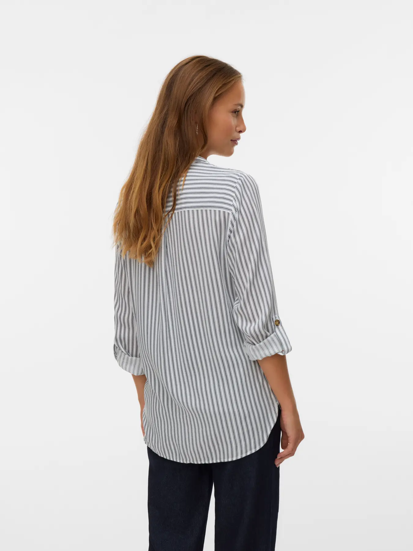 VERO MODA Bumpy Regular Fit Shirt - India Ink - Image 3