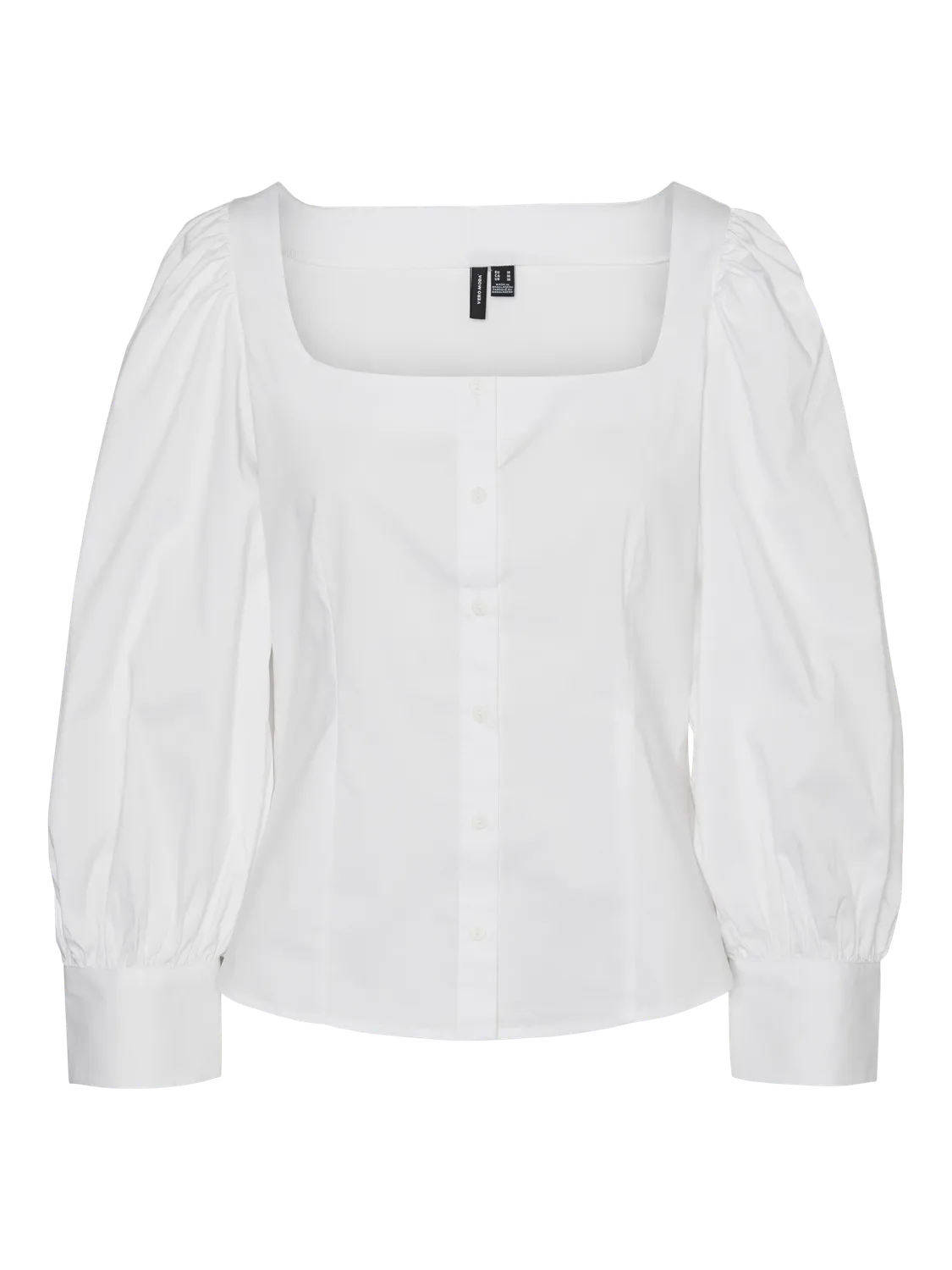 VERO MODA Friba Long Sleeve Shirt - White - Image 6