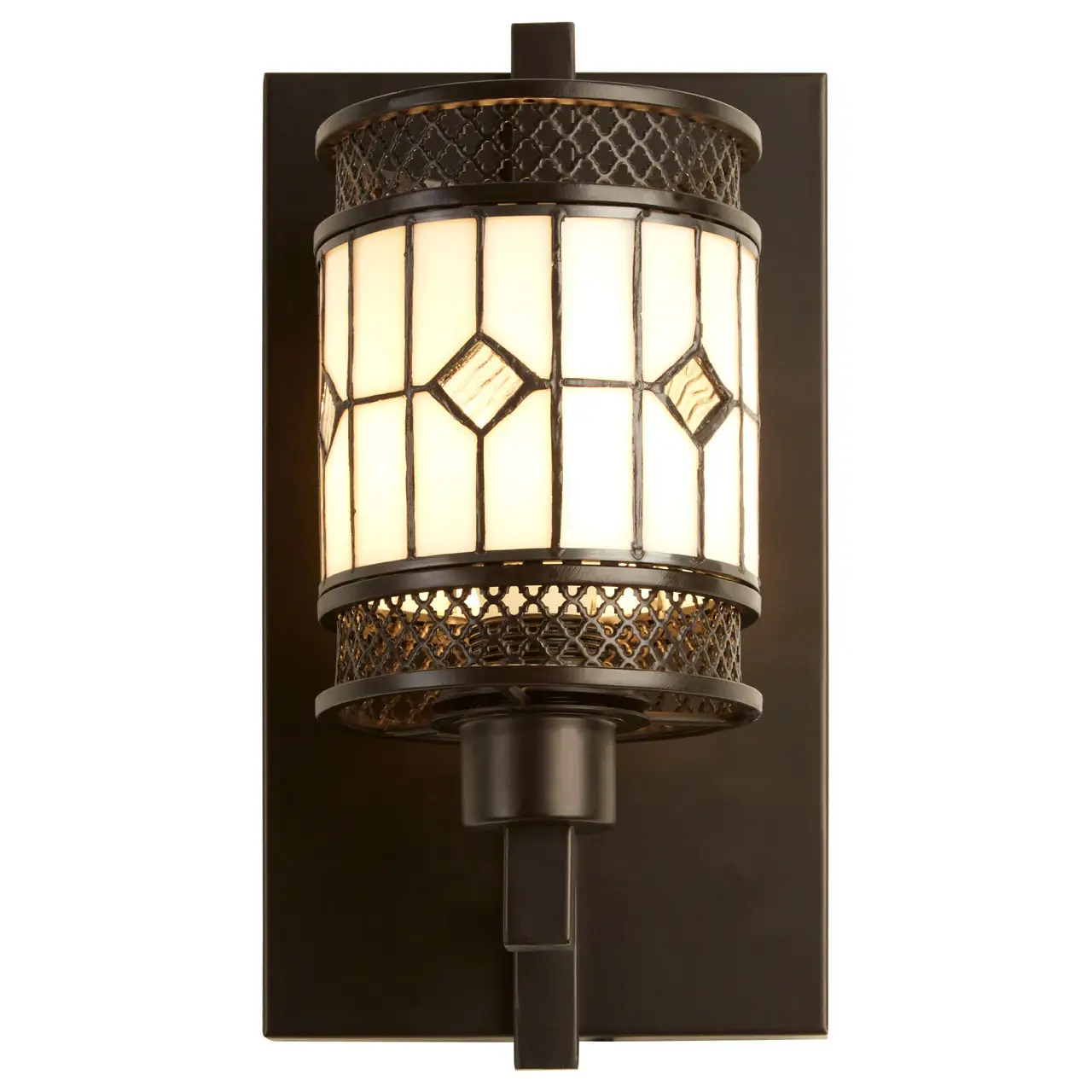 FIFTY FIVE SOUTH Waldorf Diamond Wall Light - Image 2