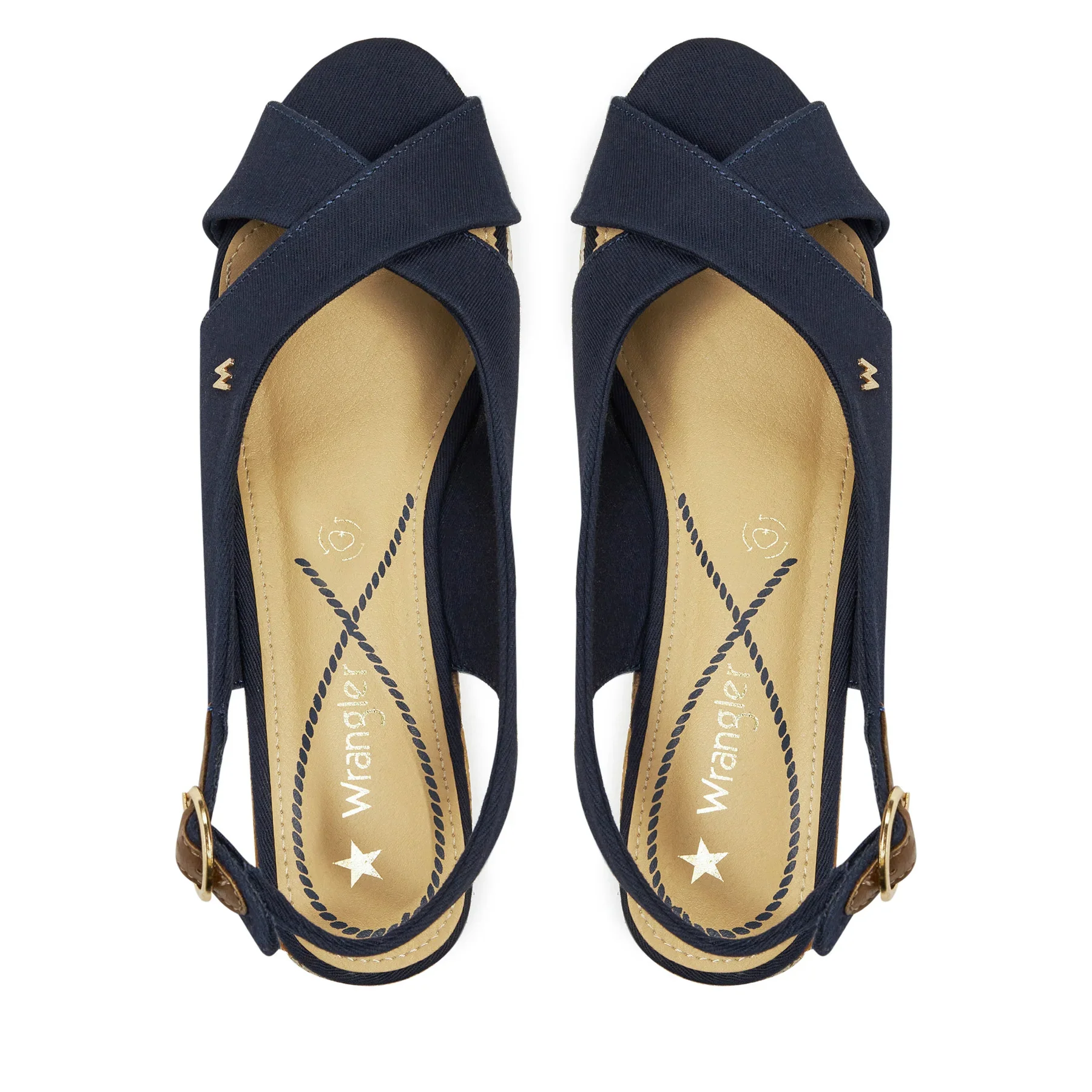 WRANGLER Raval Marina Wedge Sandal - Navy - Image 4